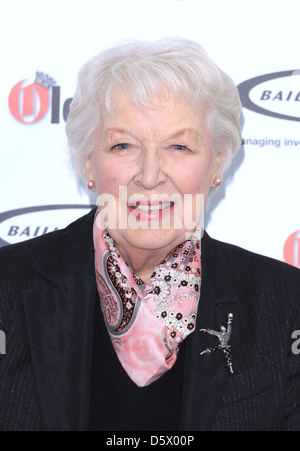 June Whitfield The Oldie of the Year Awards 2012 - arrivals London, England - 07.02.12 Stock Photo