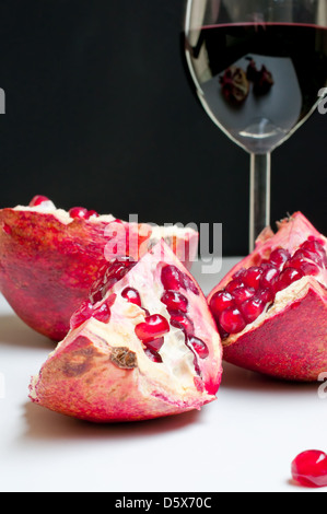 Part of a grenade on the table Stock Photo