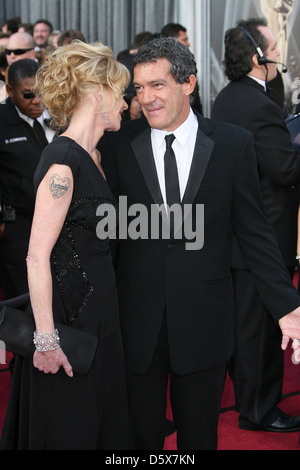 Melanie Griffith, Antonio Banderas 84th Annual Academy Awards (Oscars) held at the Kodak Theatre - Arrivals Los Angeles, Stock Photo