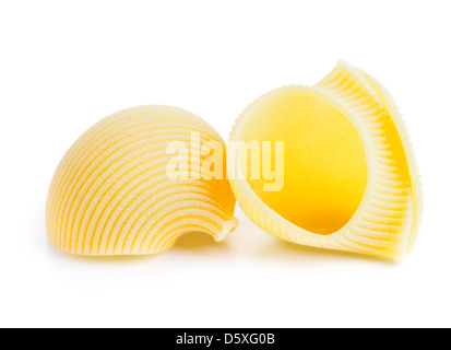 Italian pasta isolated on white background Stock Photo