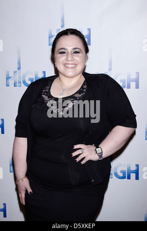 Nikki Blonsky Opening night of the Broadway production of 'High' at the Booth Theatre - Arrivals New York City, USA - 19.04.11 Stock Photo
