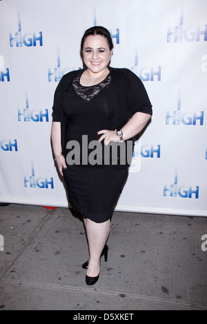 Nikki Blonsky Opening night of the Broadway production of 'High' at the Booth TheatreArrivals New York City, USA Stock Photo