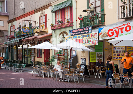 St. Vincent Court, Downtown Los Angeles, California, USA Stock Photo