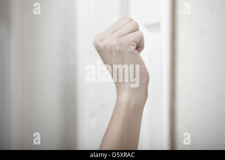 Knocking at the door Stock Photo