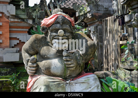 Statue of Balinese demon in Ubud Stock Photo