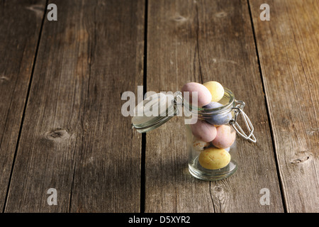 Colored easter eggs Stock Photo