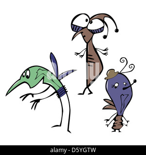 Cartoon insects bug Stock Photo