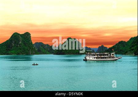 Cat Hai in Halong Bay. North Vietnam. Stock Photo