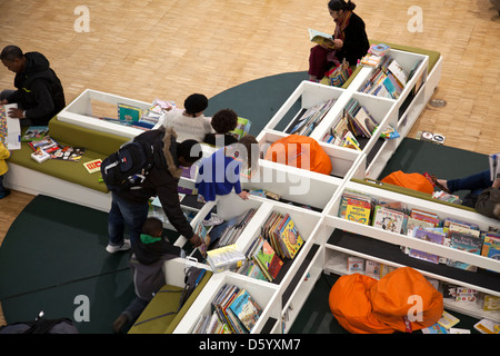 Mary Seacole House Development Library in Clapham Common, Kids central area - London UK Stock Photo