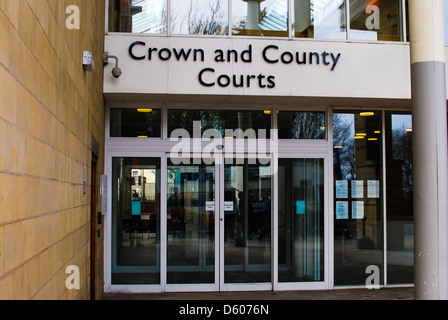 Northampton Crown County court jail Stock Photo