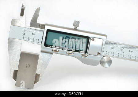 Electronic digital caliper Stock Photo