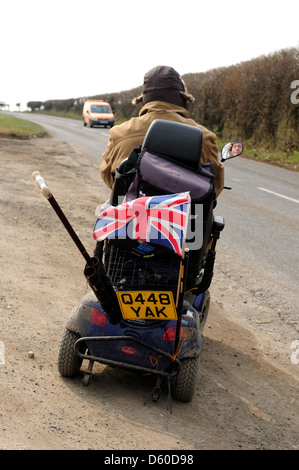 Disability Electric Scooter. Stock Photo