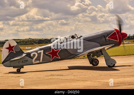 Aircraft Yakovlev YAK-3UTI Duxford UK Stock Photo