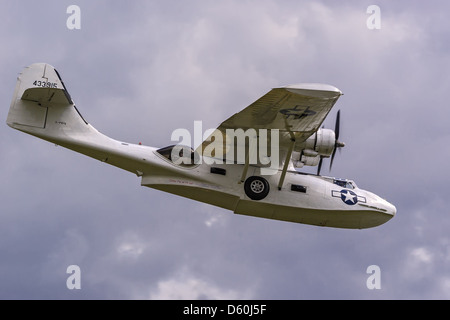 Catalina Flying Boat Duxford UK Stock Photo