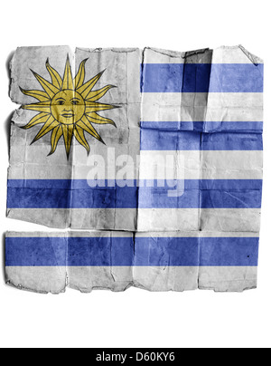 Uruguay grunge flag Stock Photo - Alamy