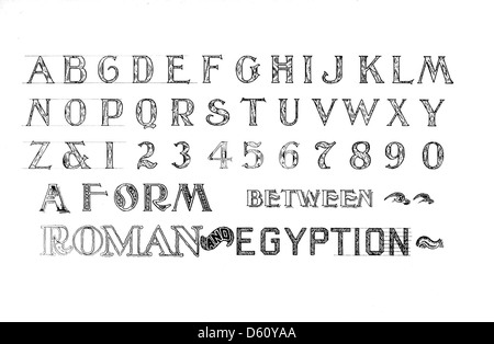 ALPHABETS & TYPOGRAPHY Stock Photo - Alamy
