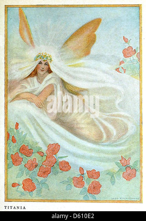 Titania - Shakespeares Fairy Queen from A Midsummer Night's Dream Stock ...