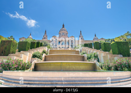National museum of art in Barcelona Stock Photo