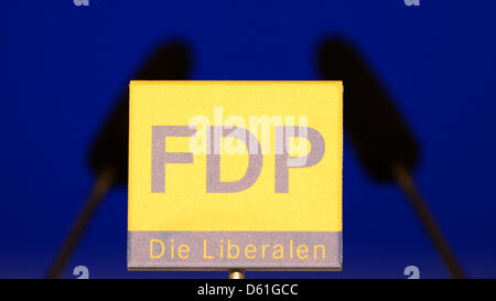 Logo of the Free Democratic Party of Germany FDP Stock Photo 43239612
