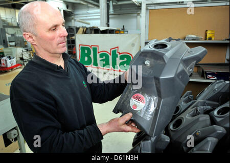 Blata, a Czech company, based in Blansko, that produces high performance, mini moto bikes won a major contract in England. Blata will produce thousands of special petrol engines per year. The company is going to employ dozens of people. According the owner of Blata company Pavel Blata the company is also planning expansion of production areas and purchase new technology. Pavel Blata does not mention the name of the partner because of confidentiality agreement between the two companies. Blata signed a contract for 15 years and it´s the largest contract in its history. Production will increase f Stock Photo