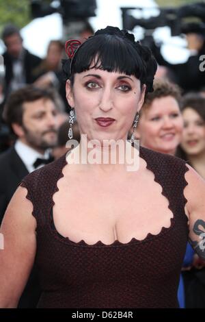 Spanish actress Rossy de Palma arrives at the premiere of 'De Rouille Et D'Os' during the 65th Cannes Film Festival at Palais des Festivals in Cannes, France, on 17 May 2012. Photo: Hubert Boesl Stock Photo