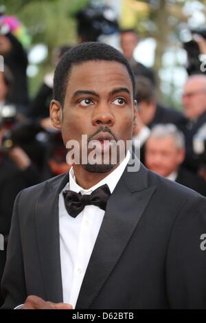 Actor Chris Rock arrives at the premiere of 'Madagascar III: Europe's Most Wanted' during the 65th Cannes Film Festival at Palais des Festivals in Cannes, France, on 18 May 2012. Photo: Hubert Boesl Stock Photo