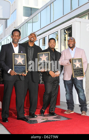 Michael McCary Shawn Stockman Wanya Morris and Nathan Morris The Group