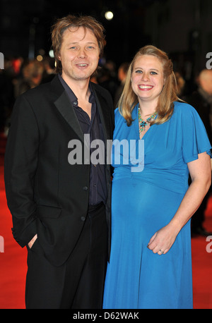 Shaun Dooley and Polly Cameron The Woman in Black - World Premiere held at the Royal Festival Hall, Arrivals. London, England - Stock Photo