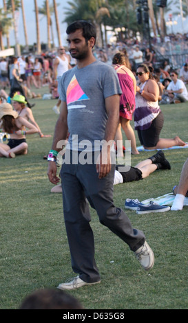 Aziz Ansari Celebrities at the 2011 Coachella Valley Music and Arts