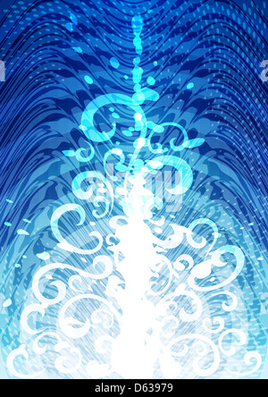 abstract blue background with motion ray technology Stock Photo - Alamy