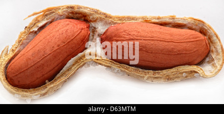 peanuts with solt Stock Photo