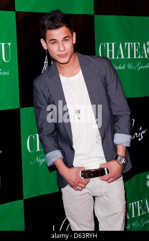 Bronson Pelletier 'Twilight' stars host party at Chateau Nightclub and Gardens at the Paris Hotel and Casi with a special Stock Photo