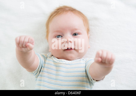 infant baby boy Stock Photo