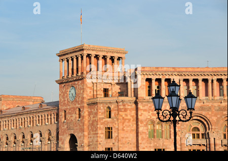 Ministry of Foreign Affairs building, Republic Square (Hanrapetutyan Hraparak),  Yerevan, Armenia Stock Photo