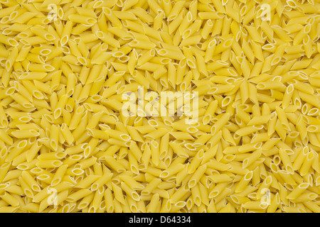 Italian Pasta,Macaroni top view Stock Photo