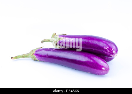 Eggplant with isolation background Stock Photo