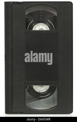 Video cassette on a white background Stock Photo