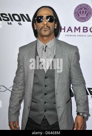 Los Angeles, California, USA. 11th April 2013. Katt Williams attending the Los Angeles Premiere of ''Scary Movie V''.held at the Arclight Cinerama Dome in Hollywood, California on April 11, 2013. 2013.(Credit Image: Credit:  D. Long/Globe Photos/ZUMAPRESS.com/Alamy Live News) Stock Photo