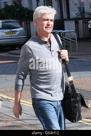 Phillip Schofield outside the ITV studios London, England Stock Photo