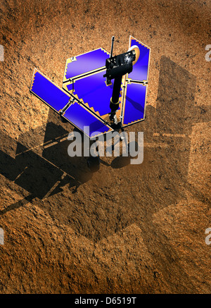 Curiosity rover, artwork Stock Photo