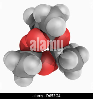 TATP triacetone triperoxide molecule Stock Photo