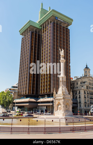 Towers in Madrid Stock Photo