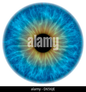 Blue eye, artwork Stock Photo
