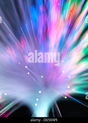 Optical fibres Stock Photo