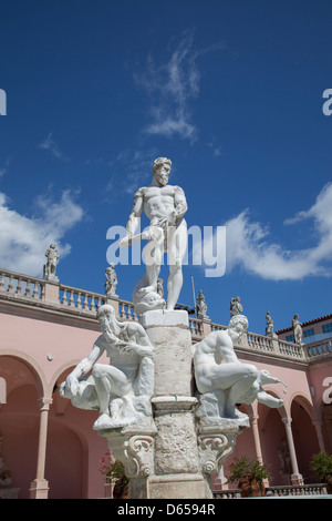 John and Mable Ringling Art Museum Gallery Ca’ d’zan Mansion Stock Photo