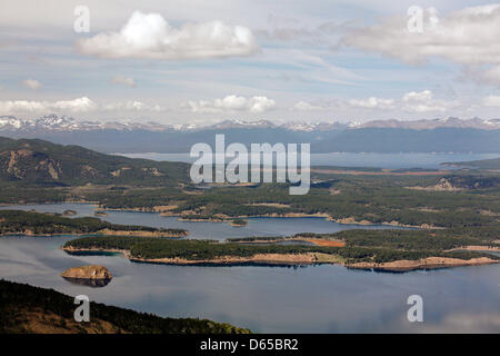 (dpa-file) - A file picture dated 02 December 2008  shows lake Yehuinm on the island group Tierra del Fuego, Argentina. Tierra del Fuego is seperated from the continent by the Strait of Magellan. Photo: Jan Woitas Stock Photo