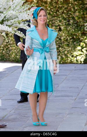 Princess Margarita de Bourbon de Parme attending the wedding of Princess Maria Carolina and Albert Brenninkmeijer at the Basilica di San Miniato al Monte in Florence, Italy, 16 June 2012. Photo: Patrick van Katwijk - NETHERLANDS OUT Stock Photo