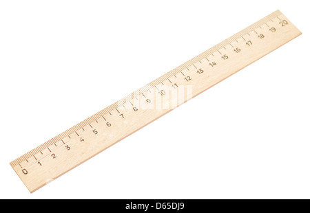 wooden ruler Stock Photo