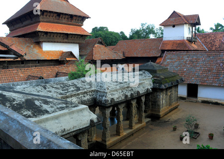 Padmanabhapuram Palace Thuckalay in Kanyakumari District, Tamilnadu, India Stock Photo