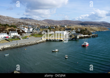 Tarbet harbour Isle of Harris Outer Hebrides Western Isles Scotland UK Stock Photo